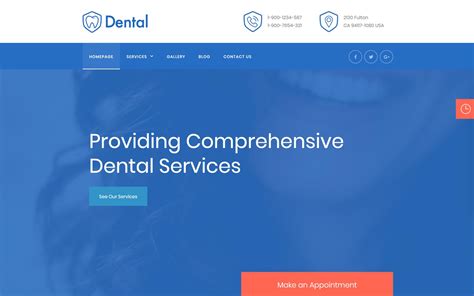 Dental - Dentist HTML5 Responsive Website Template