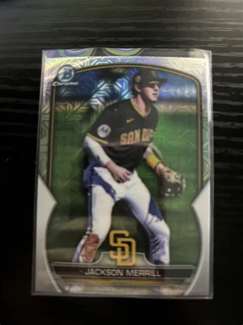 2023 BOWMAN CHROME Prospects Mojo Réfractor BCP 244 Jackson Merrill