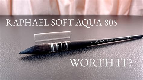 RAPHAEL SOFT AQUA 805 REVIEW BRUSH CARE TIPS YouTube