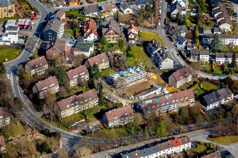 Hattingen Aus Der Vogelperspektive Baustelle Zum Neubau Einer