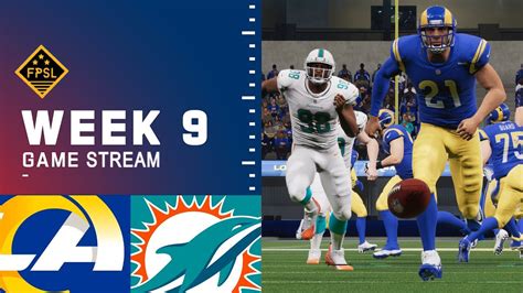 Dolphins Rams SH FPSL Week 9 YouTube