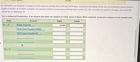 Solved 742 88 A Cal Ruther An Employer Is Subject To FICA Chegg