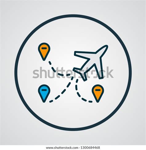 Multicities Icon Colored Line Symbol Premium Stock Illustration ...
