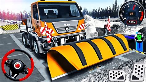 Driving Snow Truck Winter Ski Park Snow Driver Simulator Games 2023