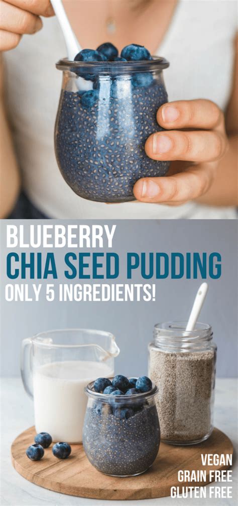 Blueberry Chia Seed Pudding Easy 5 Ingredients From My Bowl