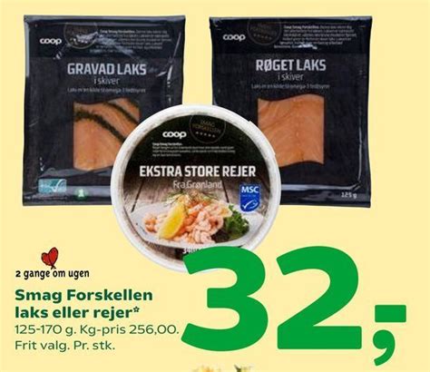 Smag Forskellen Laks Eller Rejer Tilbud Hos Coop