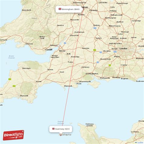 Direct Flights From Guernsey To Birmingham Gci To Bhx Non Stop