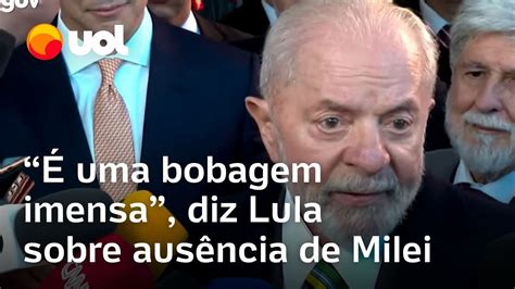 Milei não participar de reunião do Mercosul é uma bobagem imensa diz