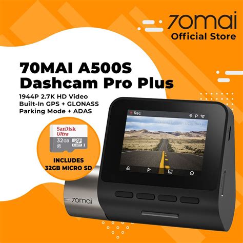 Mai Dashcam Pro Plus A S Dual Channel Car Dash Cam Built In Gps