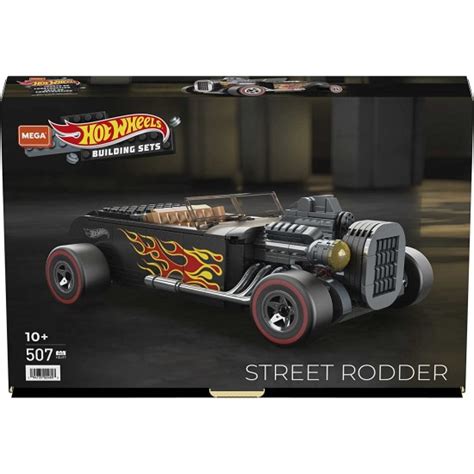 Mega Hot Wheels Street Rodder Racecar Building Set With Pieces HDJ
