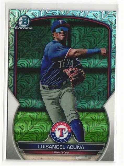 Luisangel Acuna 2023 Bowman Chrome Mega Box Prospects BCP 230 EBay