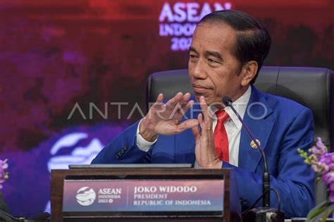 Konferensi Pers Penutupan KTT Ke 43 ASEAN 2023 ANTARA Foto