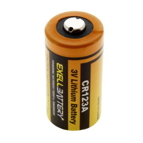 Exell Cr123 23a Photo Lithium Battery Compatible With Dl123 K123 El123