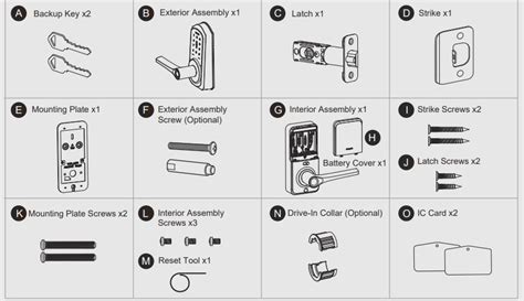 Teeho Te009 Smart Lock Keyless Entry Door Lock User Manual Manuals Clip