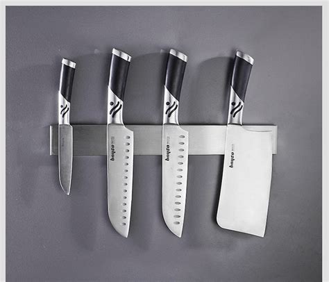 Magnet Knife Holder Kitchen Wall Mounted Perforation Free Magnetic