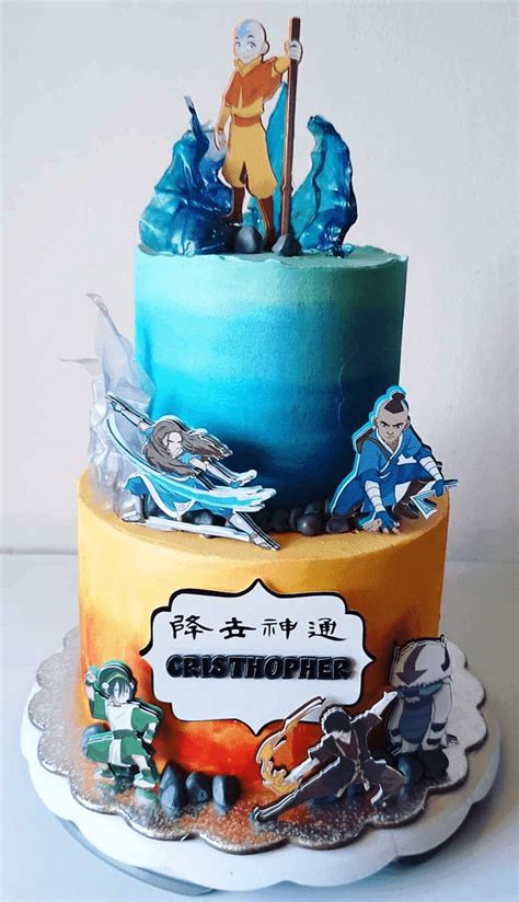 Avatar The Last Airbender Birthday Cake Ideas Images Pictures