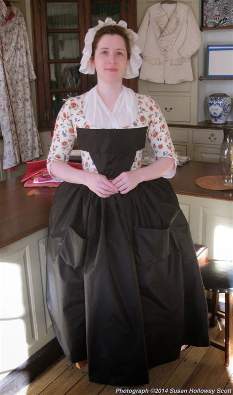 Two Nerdy History Girls Useful Yet Elegant Black Silk Aprons C1770