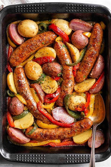 Baked Sausage Potato Sheet Pan Dinner Recipe Sheet Pan Recipe