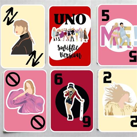 Taylor Swift Uno Cards Taylors Version Taylor Swift T Swifties Uno