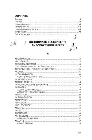 Calaméo DICTIONNAIRE DES CONCEPTS EN SCIENCES INFIRMIÈRES 2023