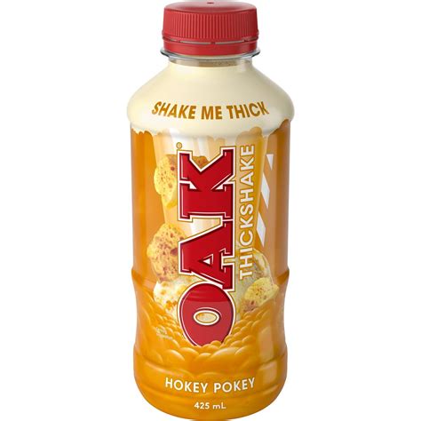 Oak Thickshake Hokey Pokey 425ml | Woolworths