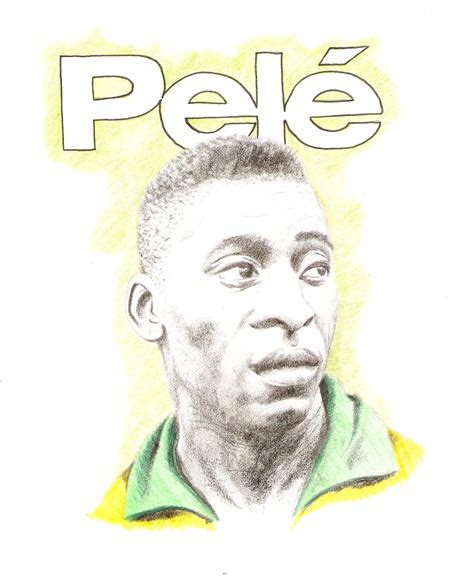 Pele Sketch At Explore Collection Of Pele Sketch