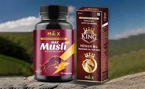 Buy Max Ayurveda Musli Premium Capsules King Power Ayurvedic Herbal