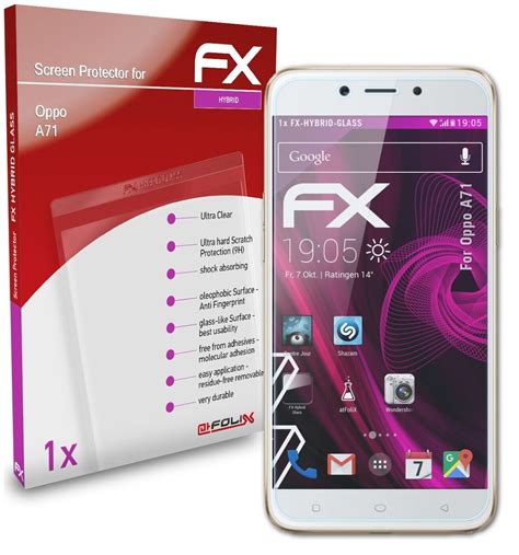 Atfolix Pel Cula Vidrio Para Oppo A H Armadura Protectora Ebay