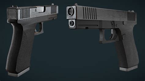 Glock 3D Model by pedrohas32 on DeviantArt