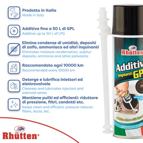 Additivo Gpl Rhutten Sistema Alimentazione monodose 120ml Rhütten