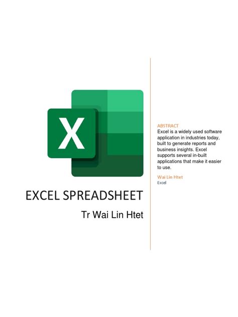 Formulas in Excel Spreadsheet | PDF | Microsoft Excel | Function ...