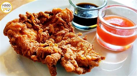 Super Crispy Soft And Juicy Fried Chicken Recipe Youtube