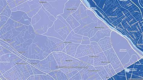 Narberth, PA Political Map – Democrat & Republican Areas in Narberth ...