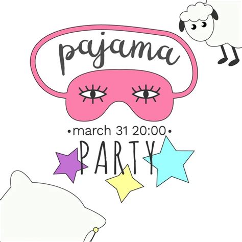 100 000 Pajama Party Flyer Vector Images Depositphotos