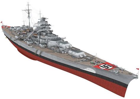 Battleship Bismarck On Behance Model Warships Battleship Bismarck Ship