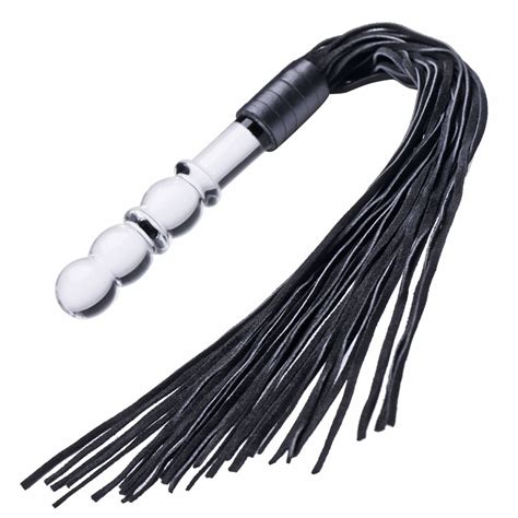 Lingam Glass Dildo Flogger O Kinky