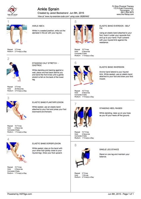 How to treat an ankle sprain | Fit Stop Physical Therapy