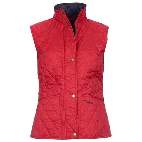 Womens Barbour Summer Liddesdale Gilet New Red £70 Liked On