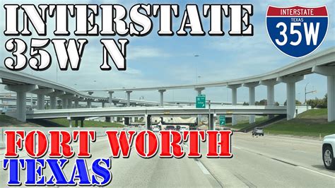 I 35w North Fort Worth Texas 4k Highway Drive Youtube