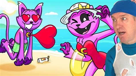 Catnap S Summer Vacation Cartoon Animation Game World React To