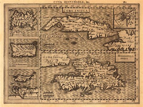 Caribbean Islands Map