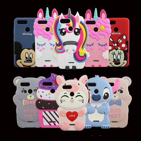 For Xiaomi Redmi 6a Pro 6 Hot 3d Silicon Unicorn Stitch Cat Cartoon