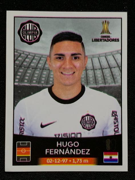 Panini Conmebol Copa Libertadores Sticker Hugo Fernandez