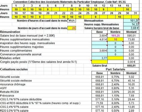 Modele Bulletin De Salaire Excel Gratuit Financial Report