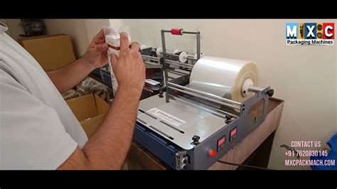 Perfume Box Wrapping Machine With Dot Sealer Youtube