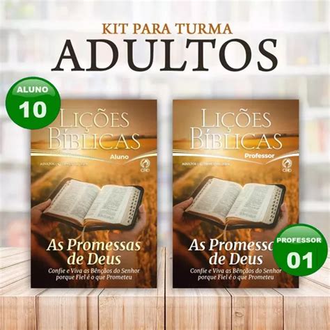 Revista Ebd Cpad Adulto Kit 1 Professor 10 Alunos Parcelamento