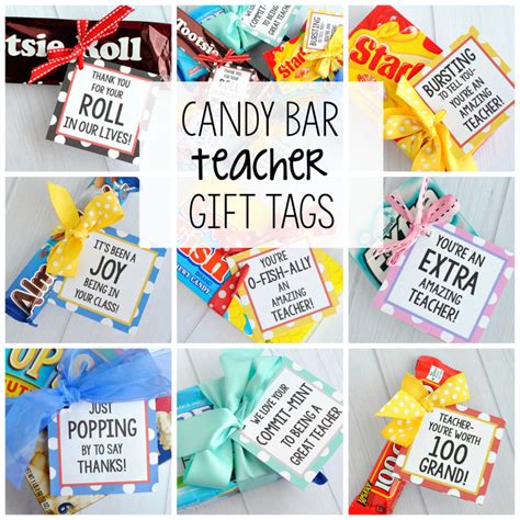 Candy Bar Teacher Appreciation Gifts - Crazy Little Projects