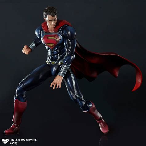 Man Of Steel Superman Play Arts Kai Figure The Movie Store