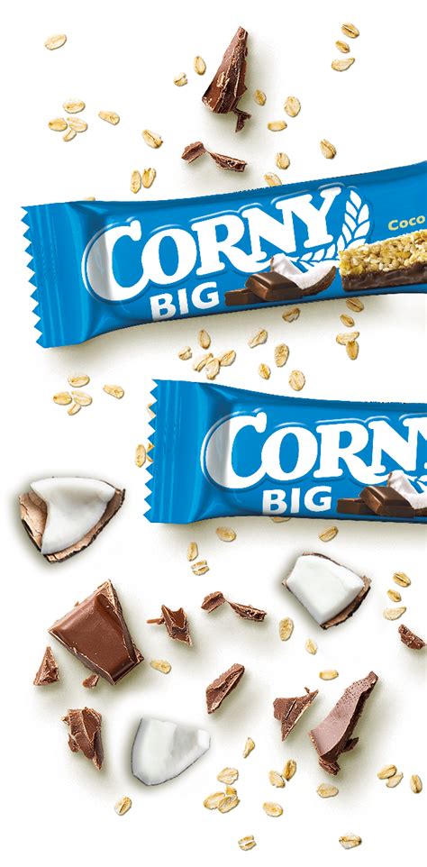 Злаковый батончик Corny BIG с кокосом и шоколадом 50 г | Corny