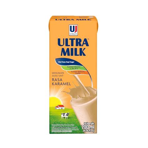 Jual Ultra Milk Susu Uht Rasa Karamel Ml Shopee Indonesia